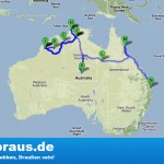 Australien 2002 - Die Karte