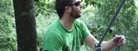 Aufbau: Abseilen mit dem Kilo Jul